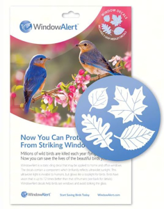 Window Alert Leaf Medley Decal Wild Birds Unlimited